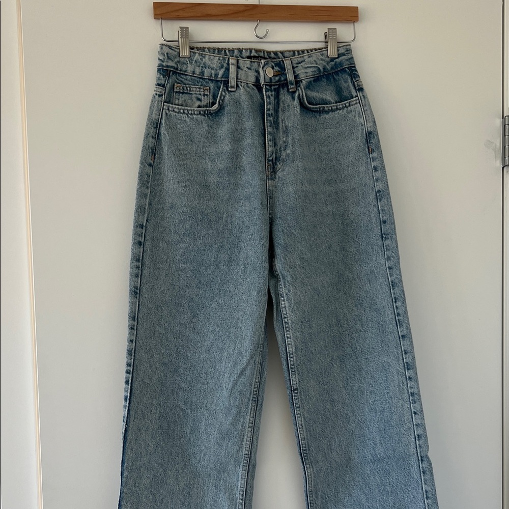 Boohoo Side Split Hem Bootcut Jeans Size US 4